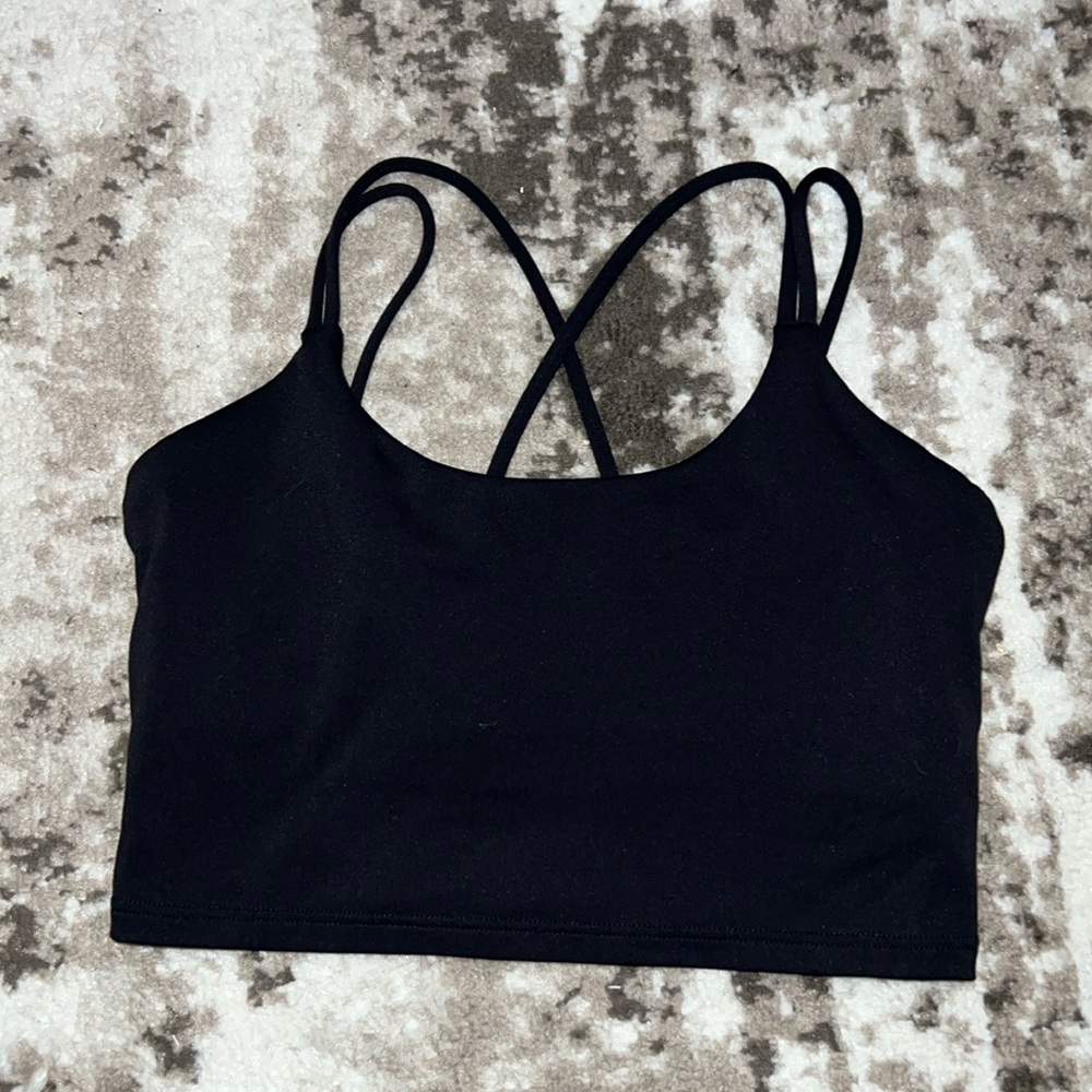 YoungLA Black Strappy Sports Bra